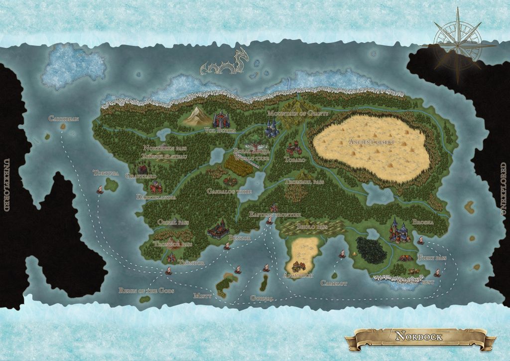 Current map of Nordock